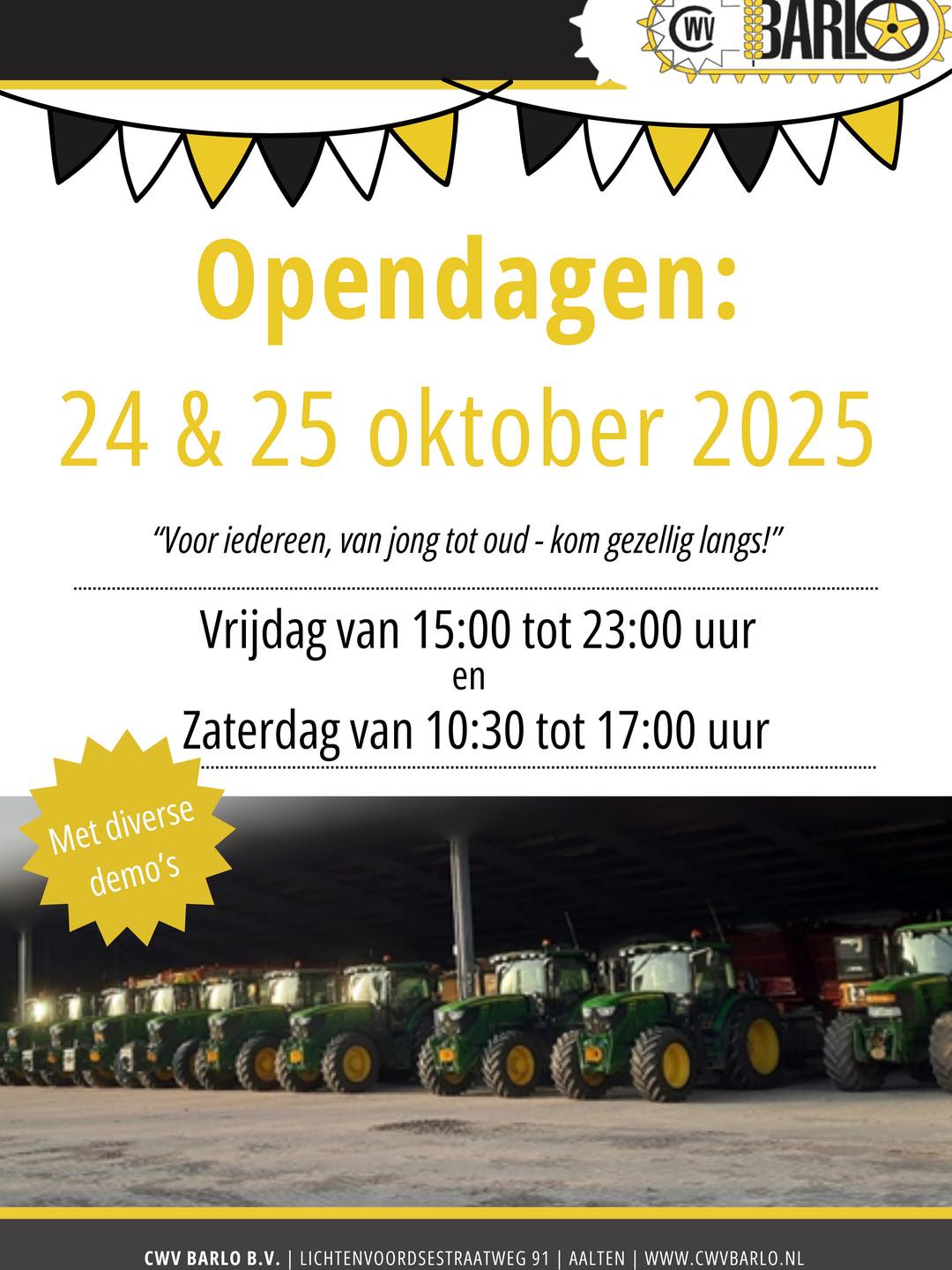 Boerderijwinkel Lensink verzorgd de catering op de open dag bij CWV Barlo